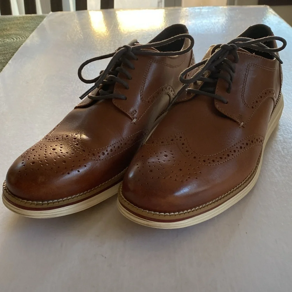 Cole Haan OriginalGrand Classic Brown Leather Men's Shoes Size 10